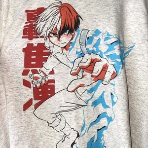 My Hero Academia Anime XL t-shirt Gray Kids Tee Shirt - Funimation
